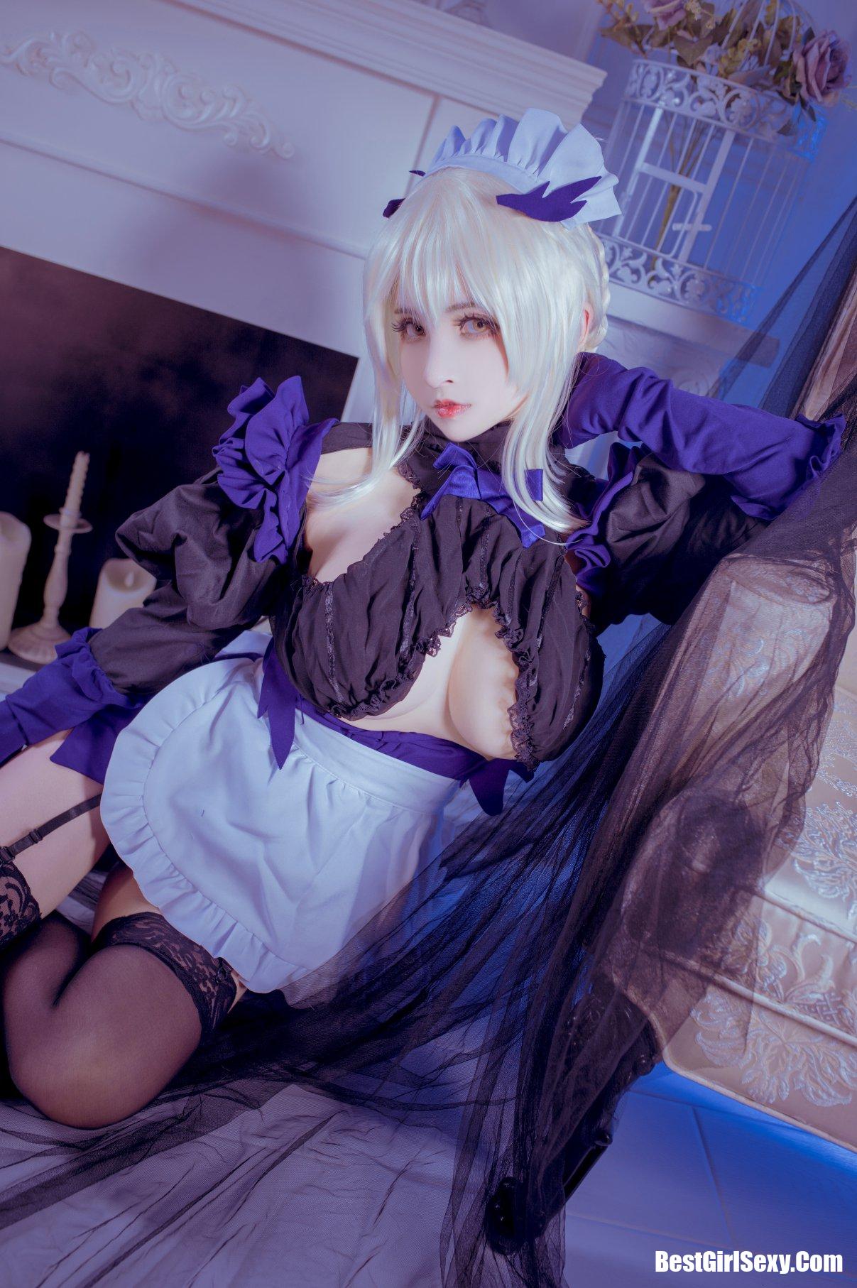 Coser@rioko凉凉子 Vol.022 黑枪呆女仆 17