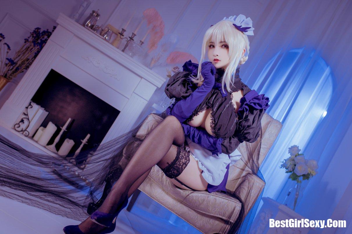 Coser@rioko凉凉子 Vol.022 黑枪呆女仆 23