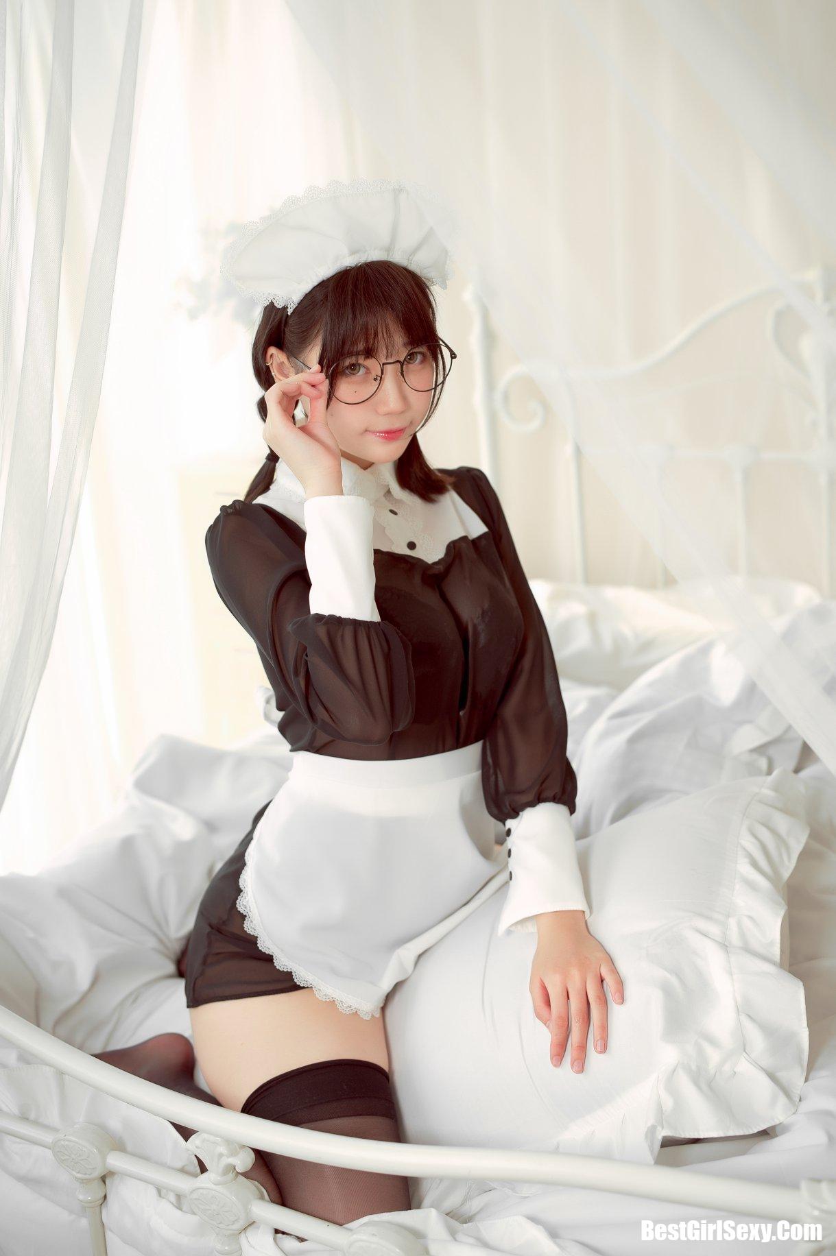 Coser@周叽是可爱兔兔 Vol.036 眼镜女仆 11