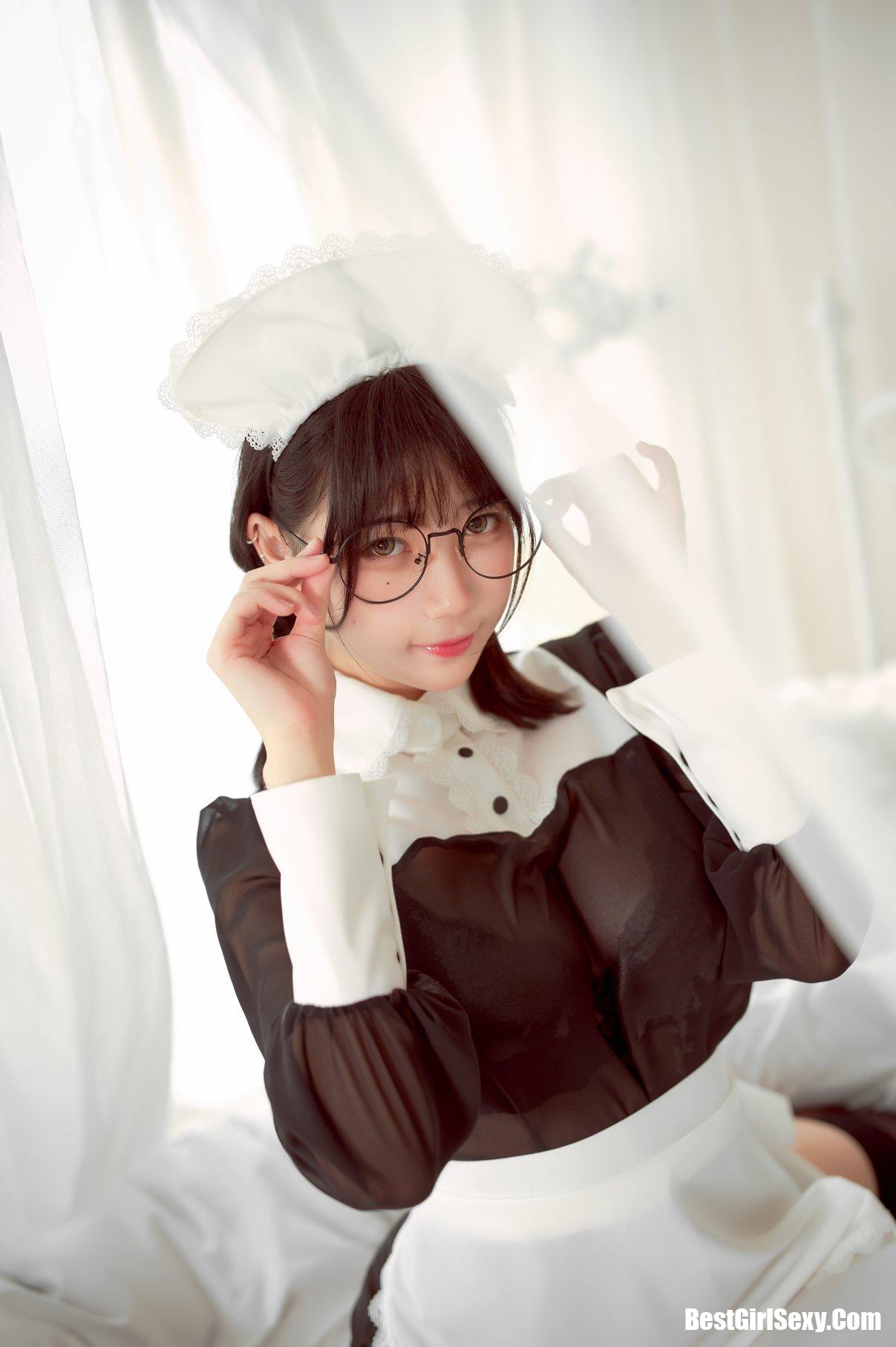 Coser@周叽是可爱兔兔 Vol.036 眼镜女仆 14