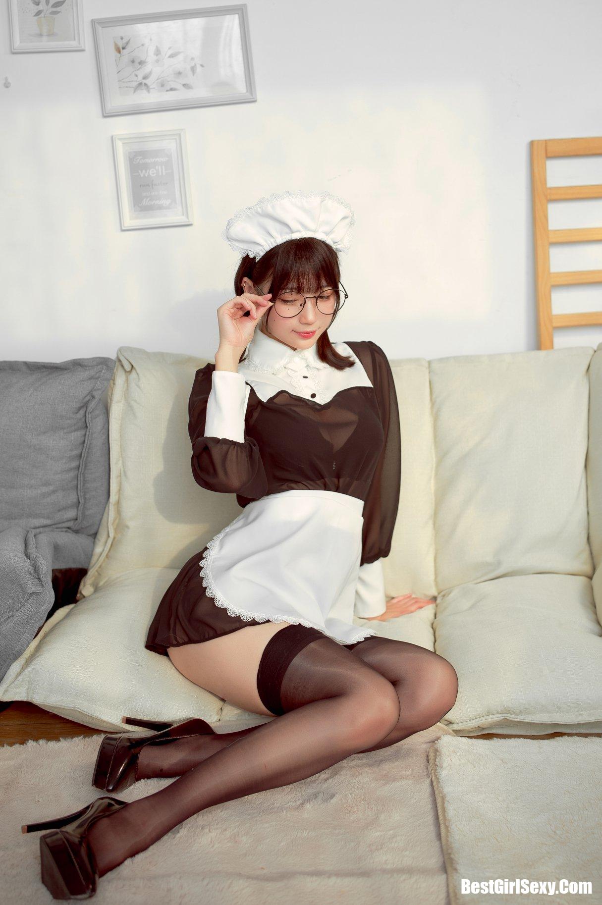 Coser@周叽是可爱兔兔 Vol.036 眼镜女仆 33