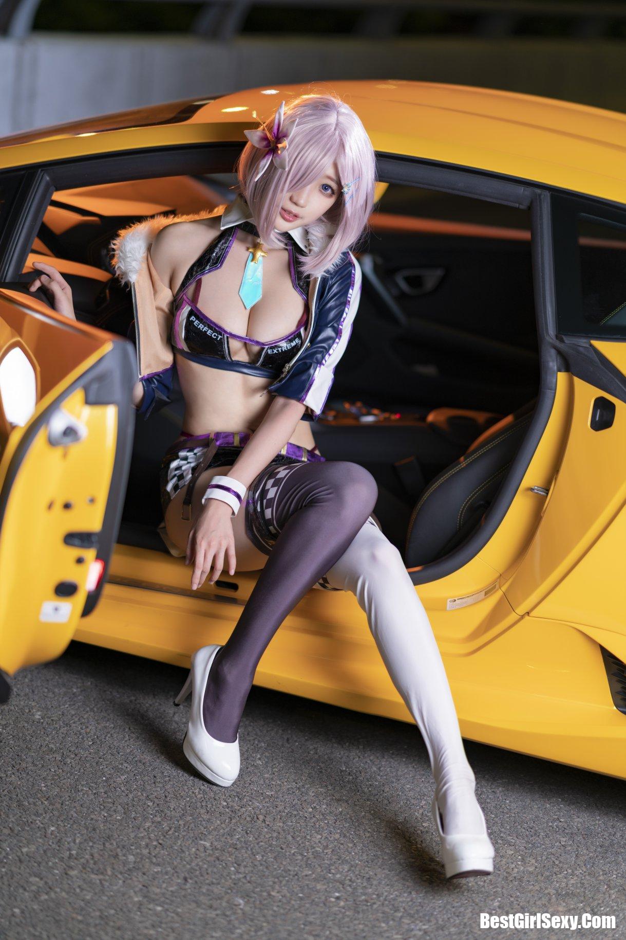 Coser@周叽是可爱兔兔 Vol.006 玛修赛车 12