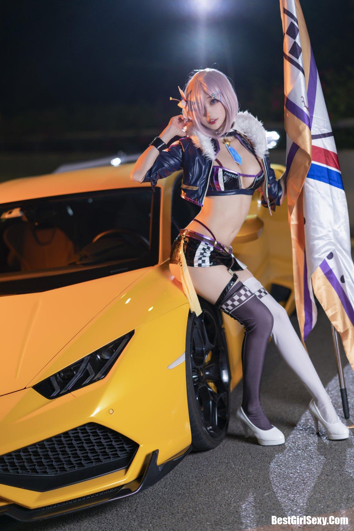 Coser@周叽是可爱兔兔 Vol.006 玛修赛车 13