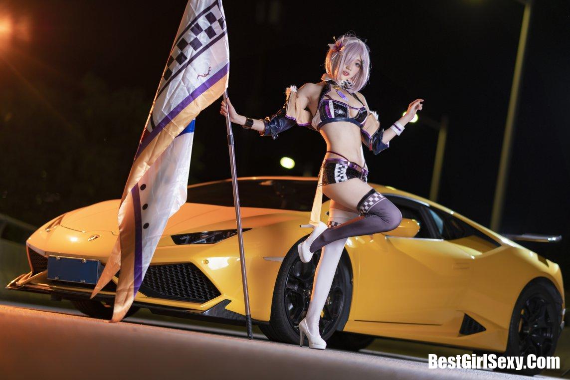 Coser@周叽是可爱兔兔 Vol.006 玛修赛车 17