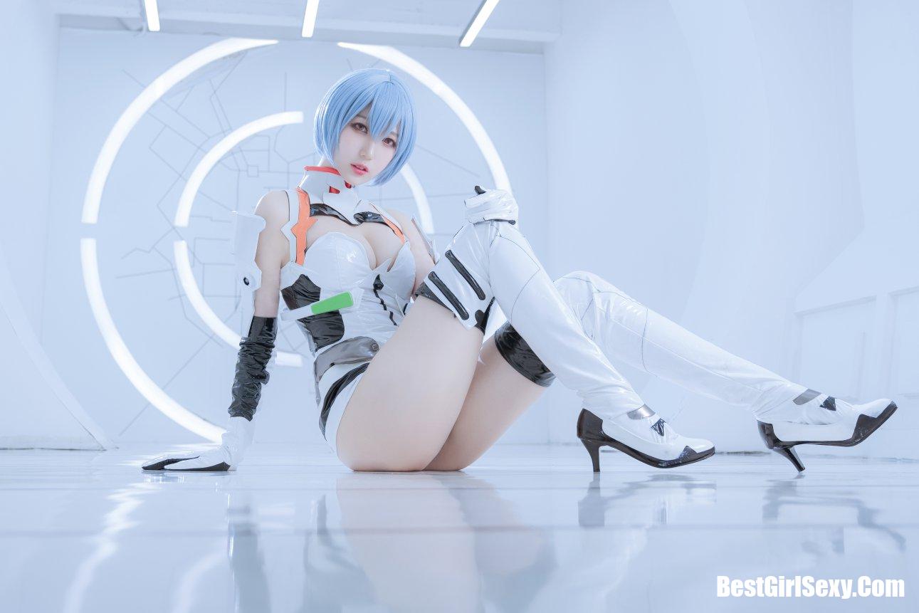 Coser@周叽是可爱兔兔 Vol.005 绫波丽 白战 3