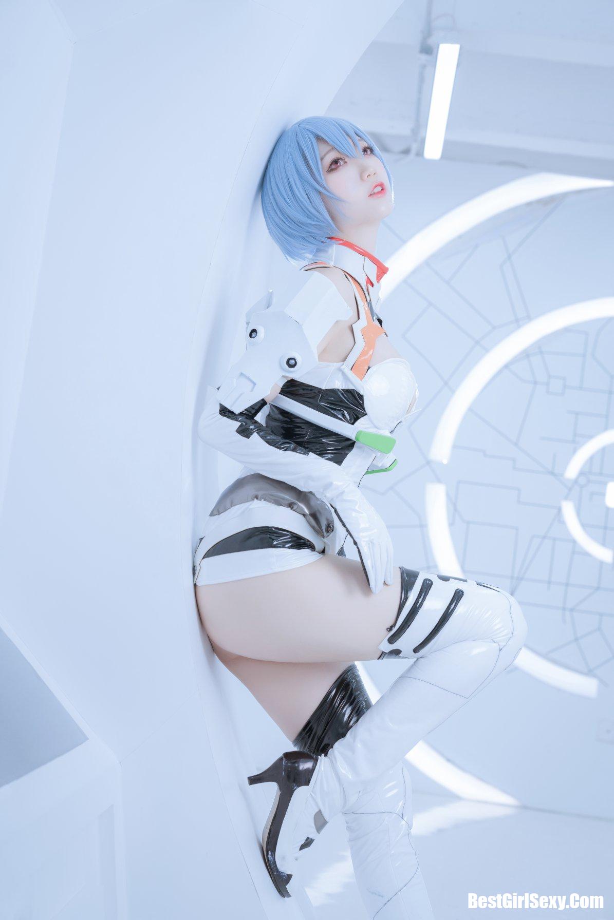 Coser@周叽是可爱兔兔 Vol.005 绫波丽 白战 5