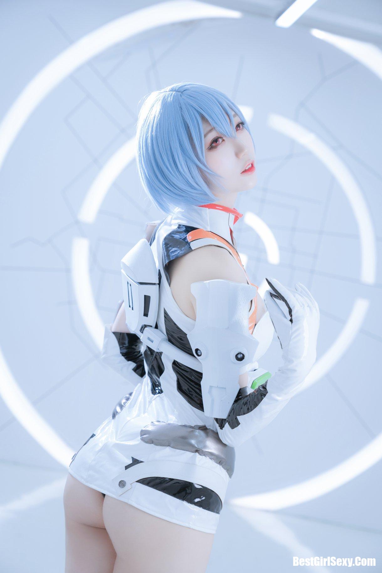 Coser@周叽是可爱兔兔 Vol.005 绫波丽 白战 7