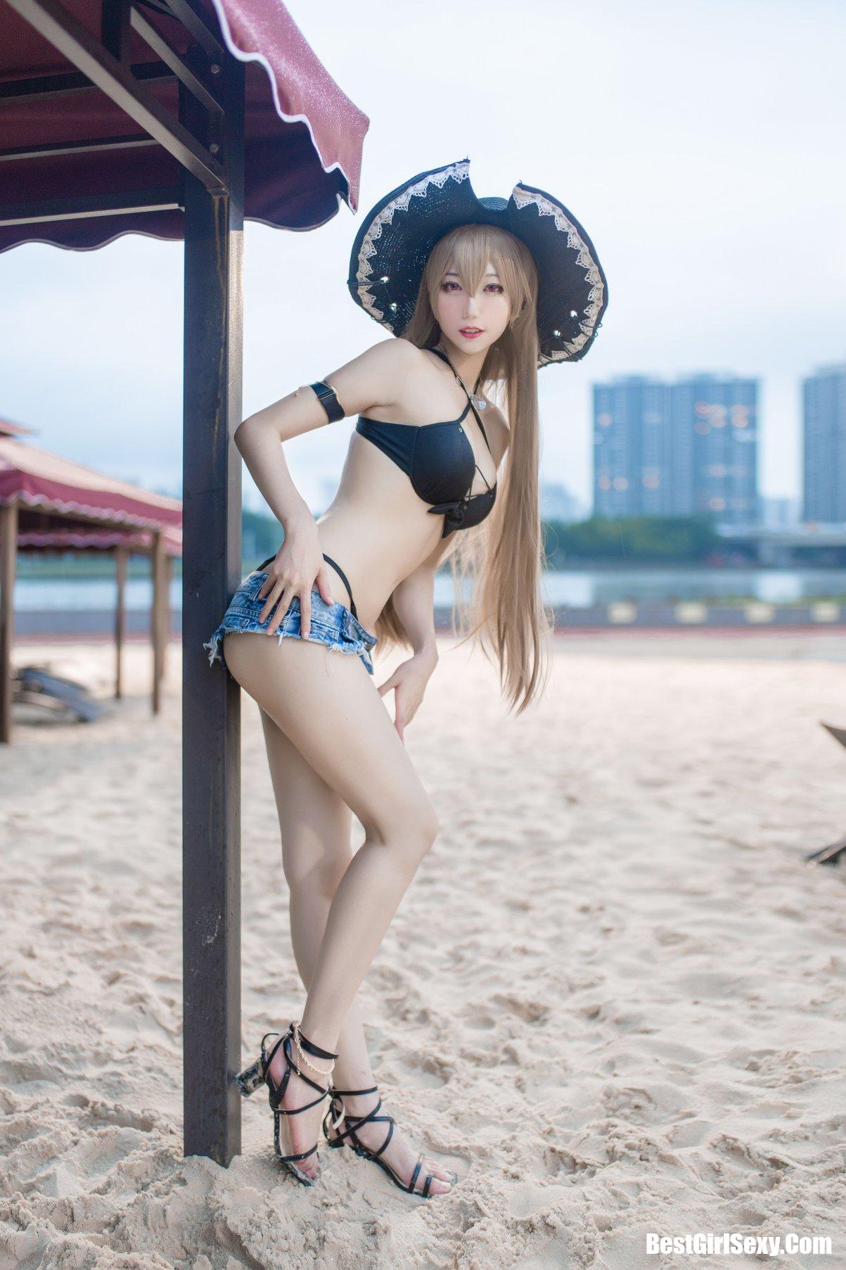 Coser@周叽是可爱兔兔 Vol.002 让巴尔泳装 7