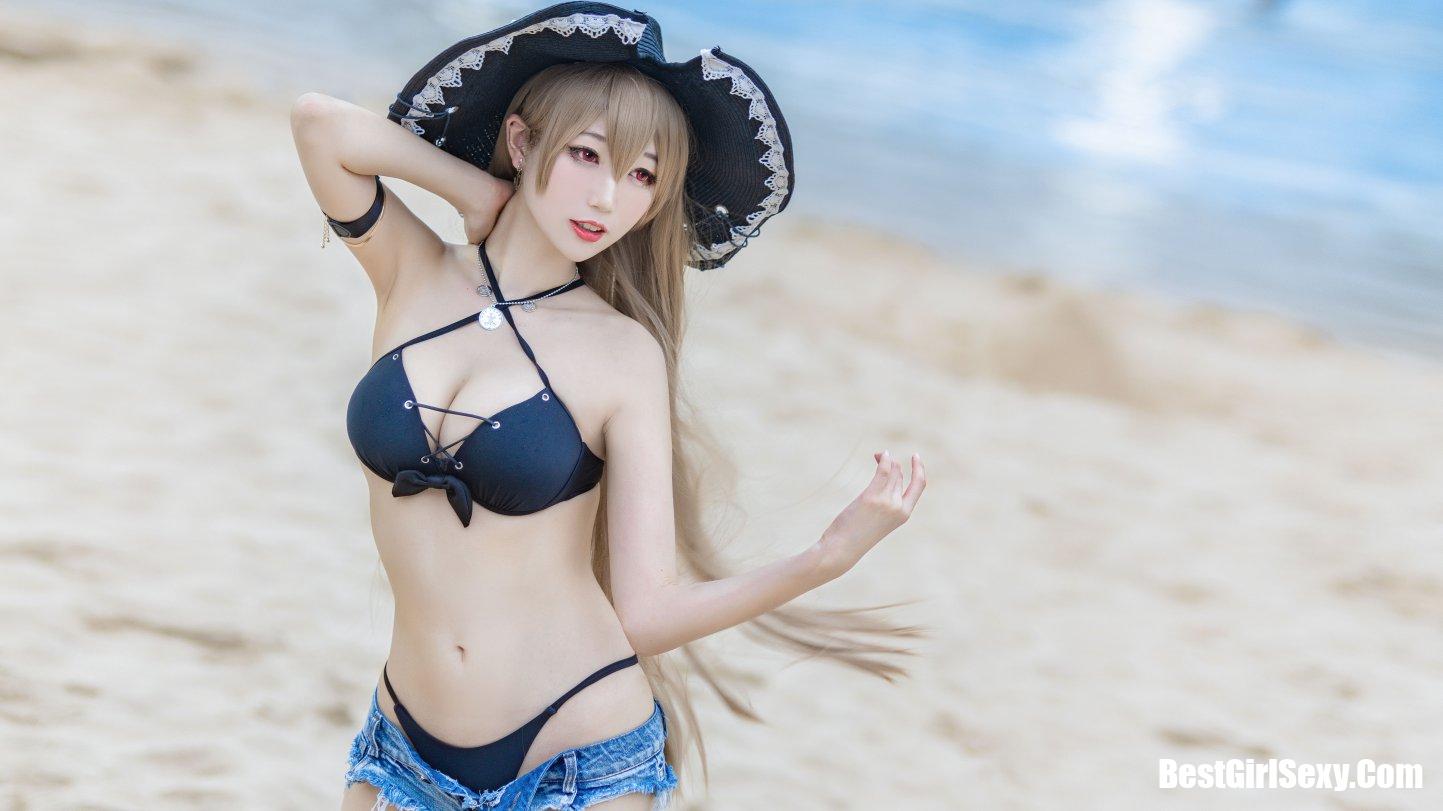 Coser@周叽是可爱兔兔 Vol.002 让巴尔泳装 28