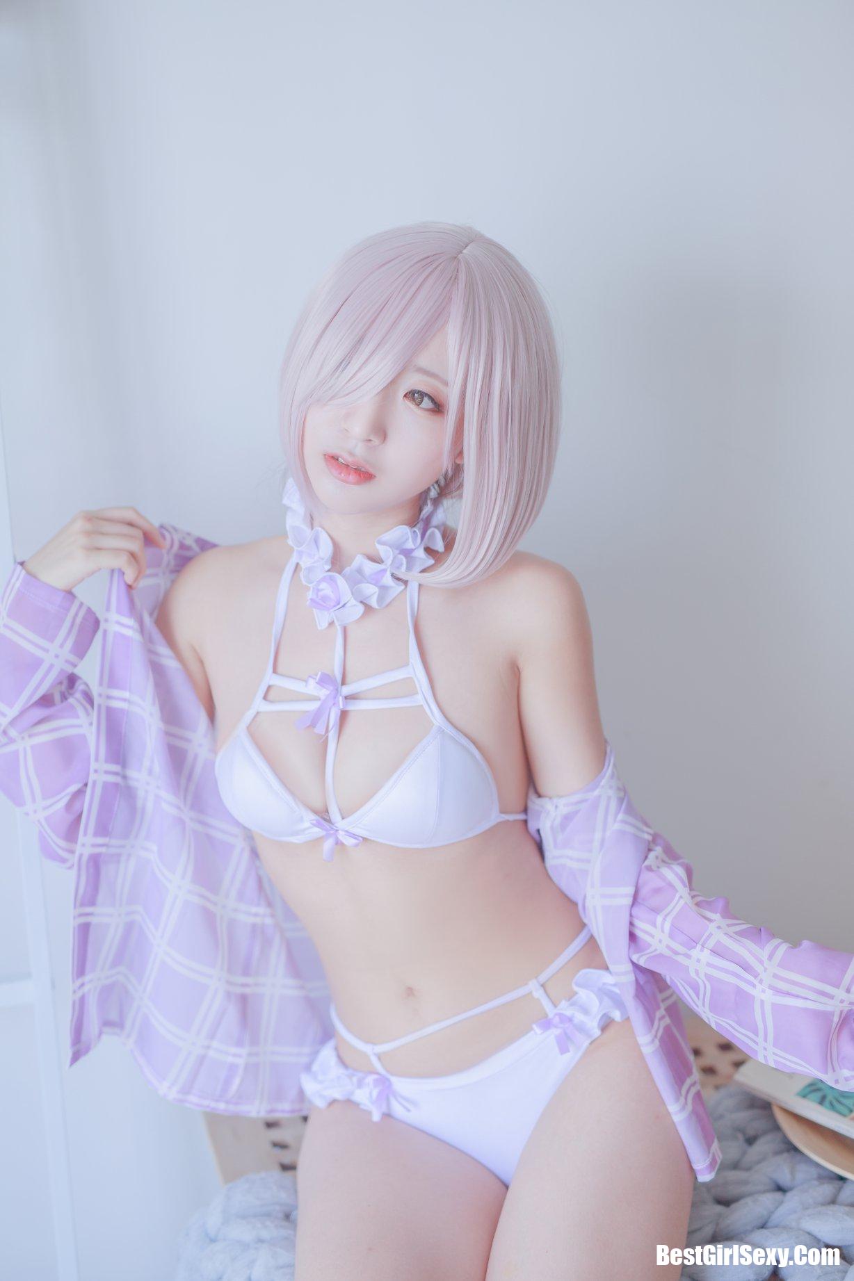 Coser@黑川 Vol.050 玛修内衣 16