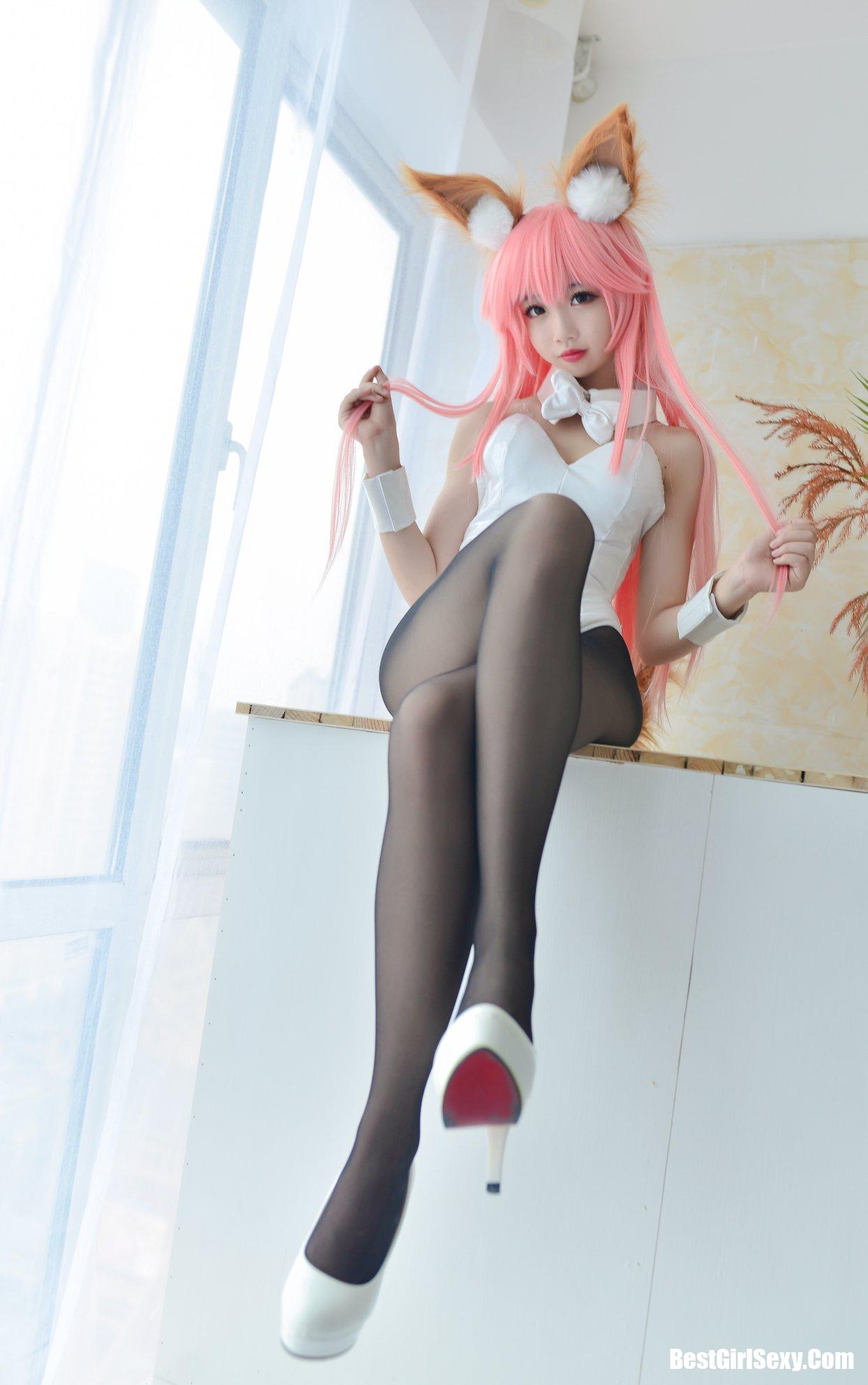 Coser@雪琪SAMA Vol.019 玉藻前兔女郎 18