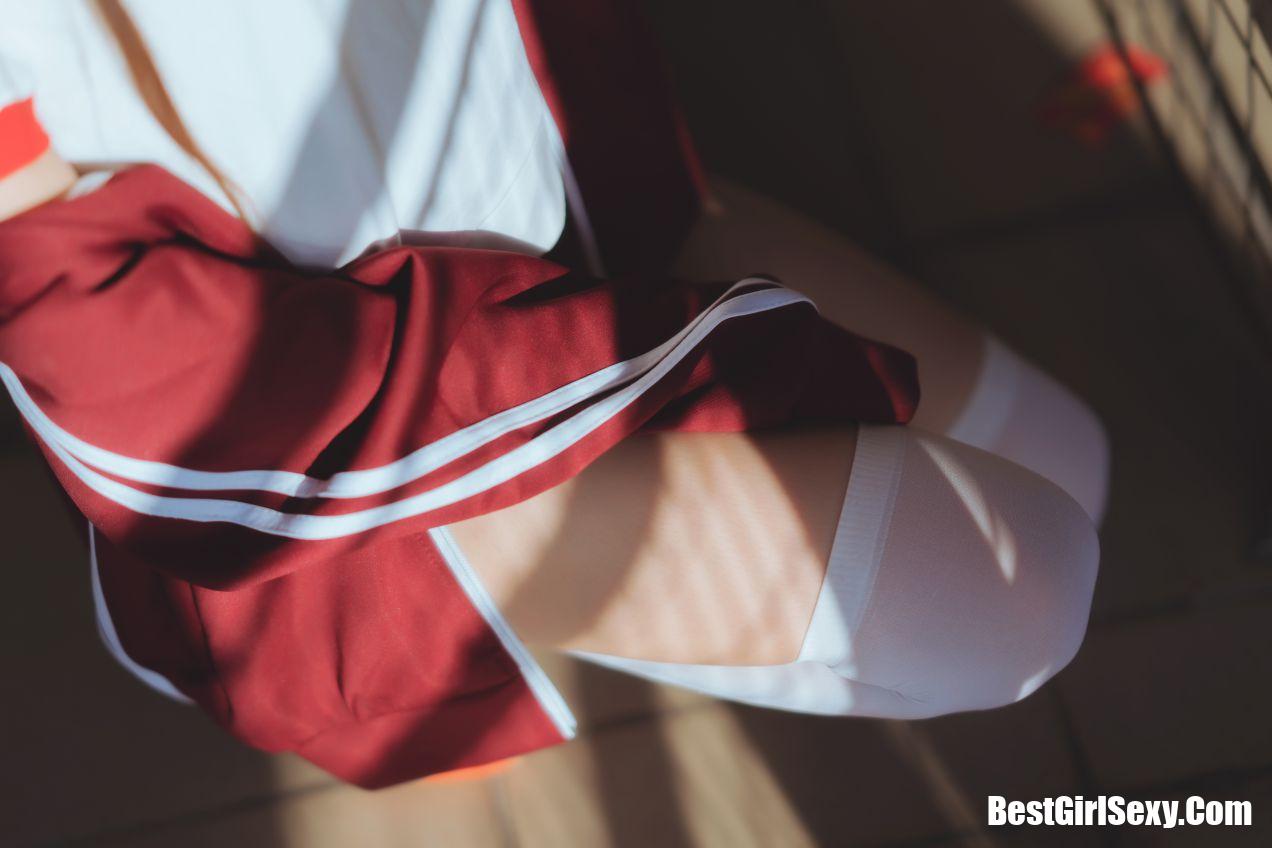 Coser@桜桃喵 Vol.091 红色体操服 35