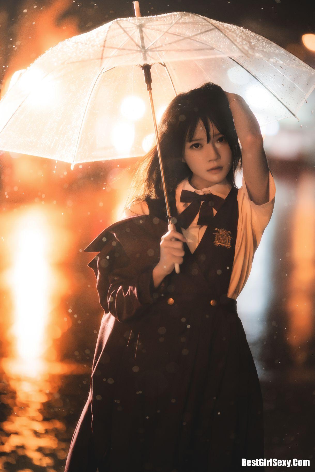 Coser@桜桃喵 Vol.089 桜桃未熟3 雨下 18