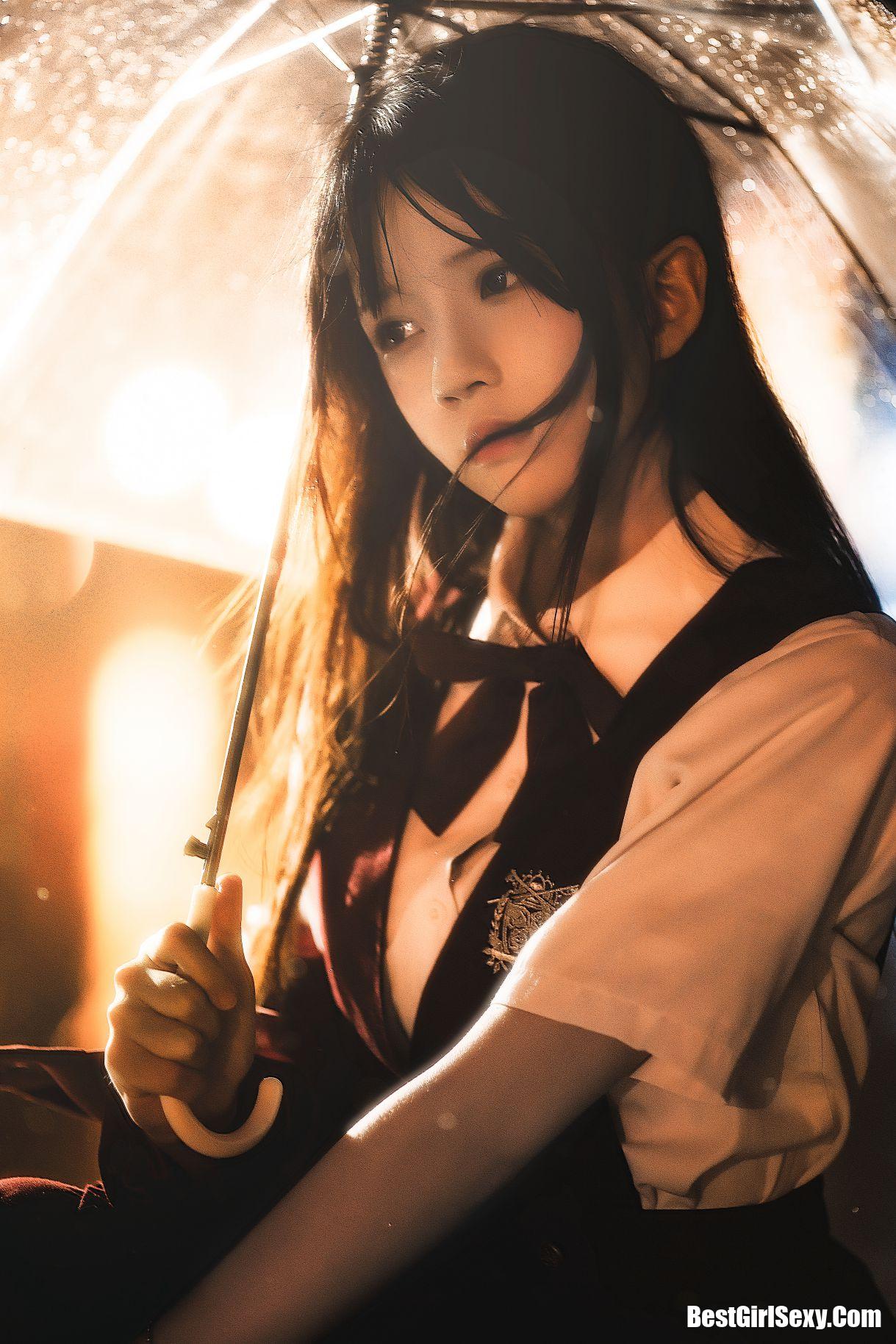 Coser@桜桃喵 Vol.089 桜桃未熟3 雨下 21