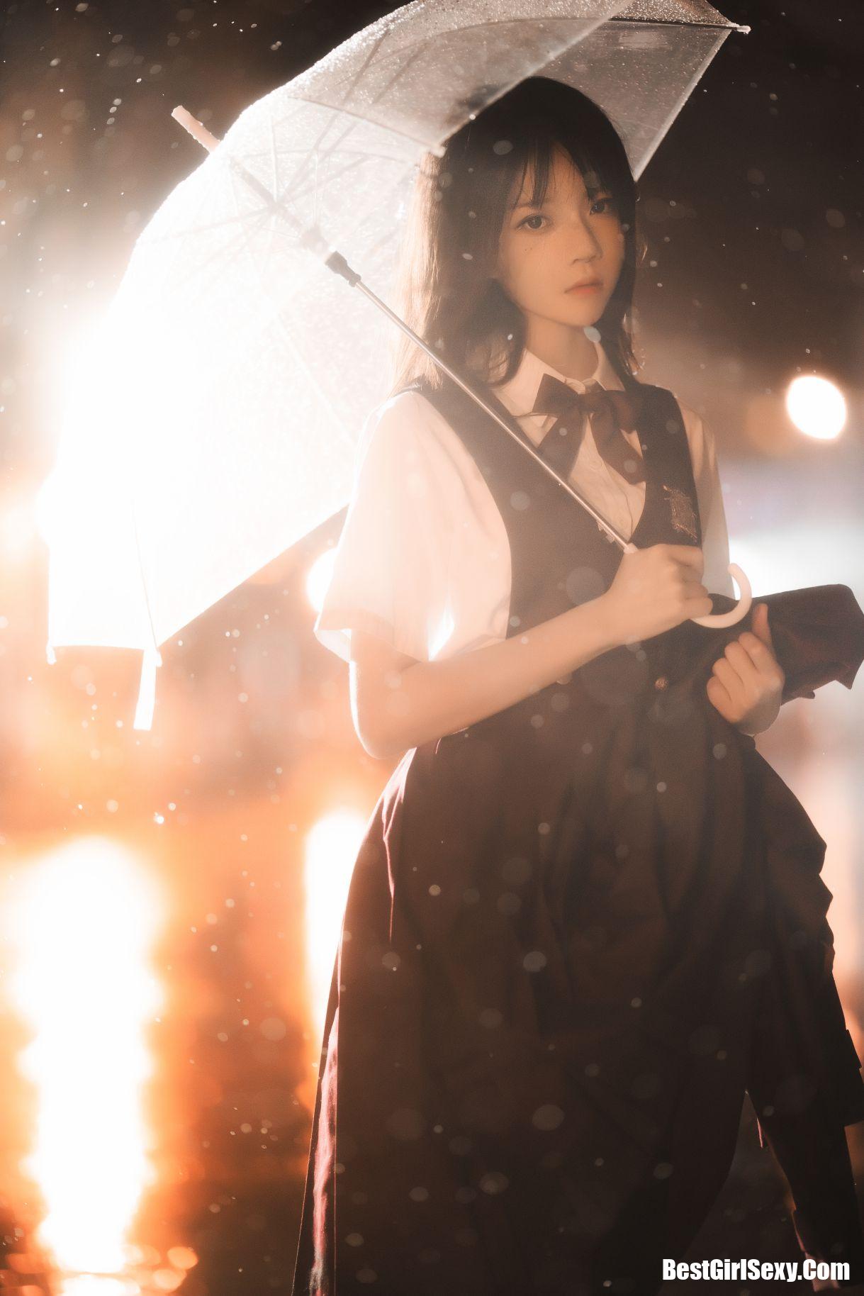 Coser@桜桃喵 Vol.089 桜桃未熟3 雨下 23