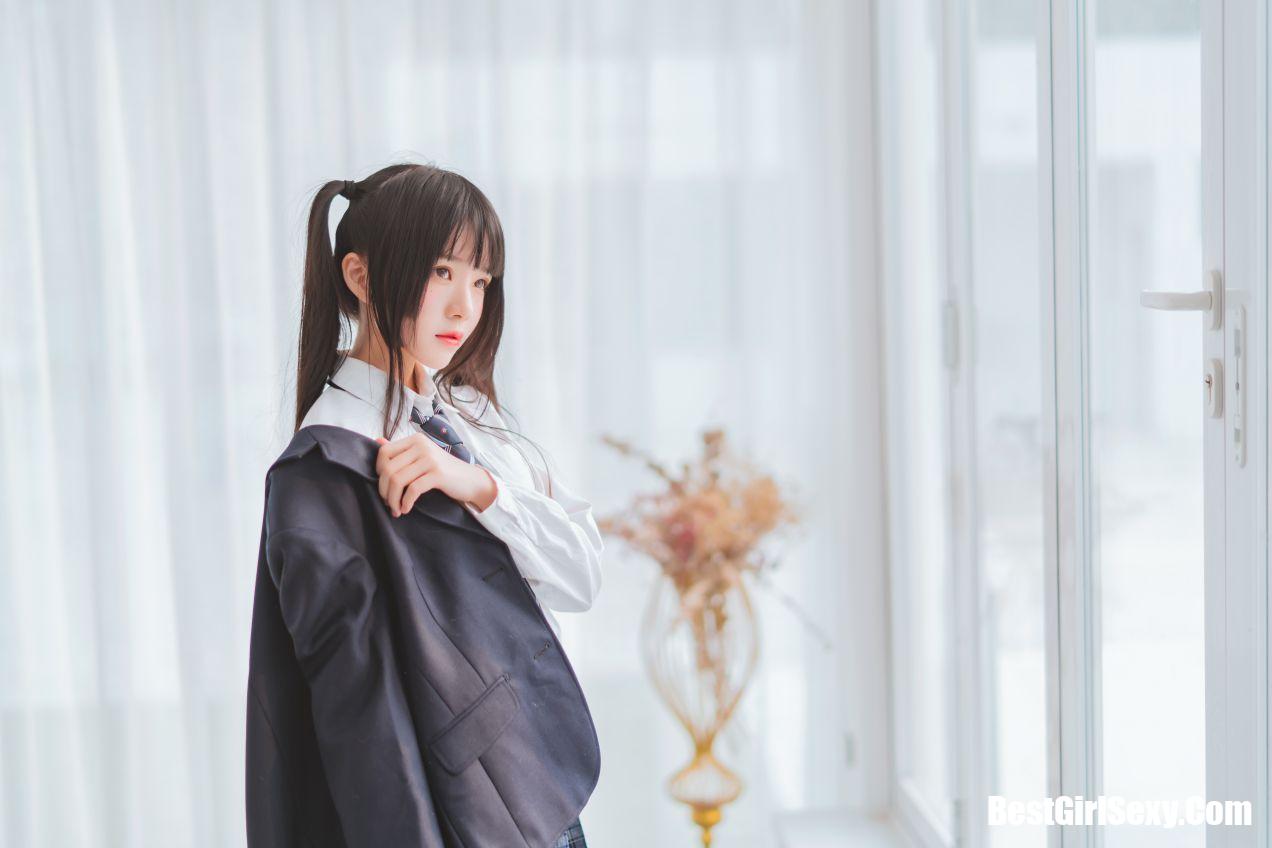 Coser@桜桃喵 Vol.082 桜桃未熟2 冬季制服丝秀 14