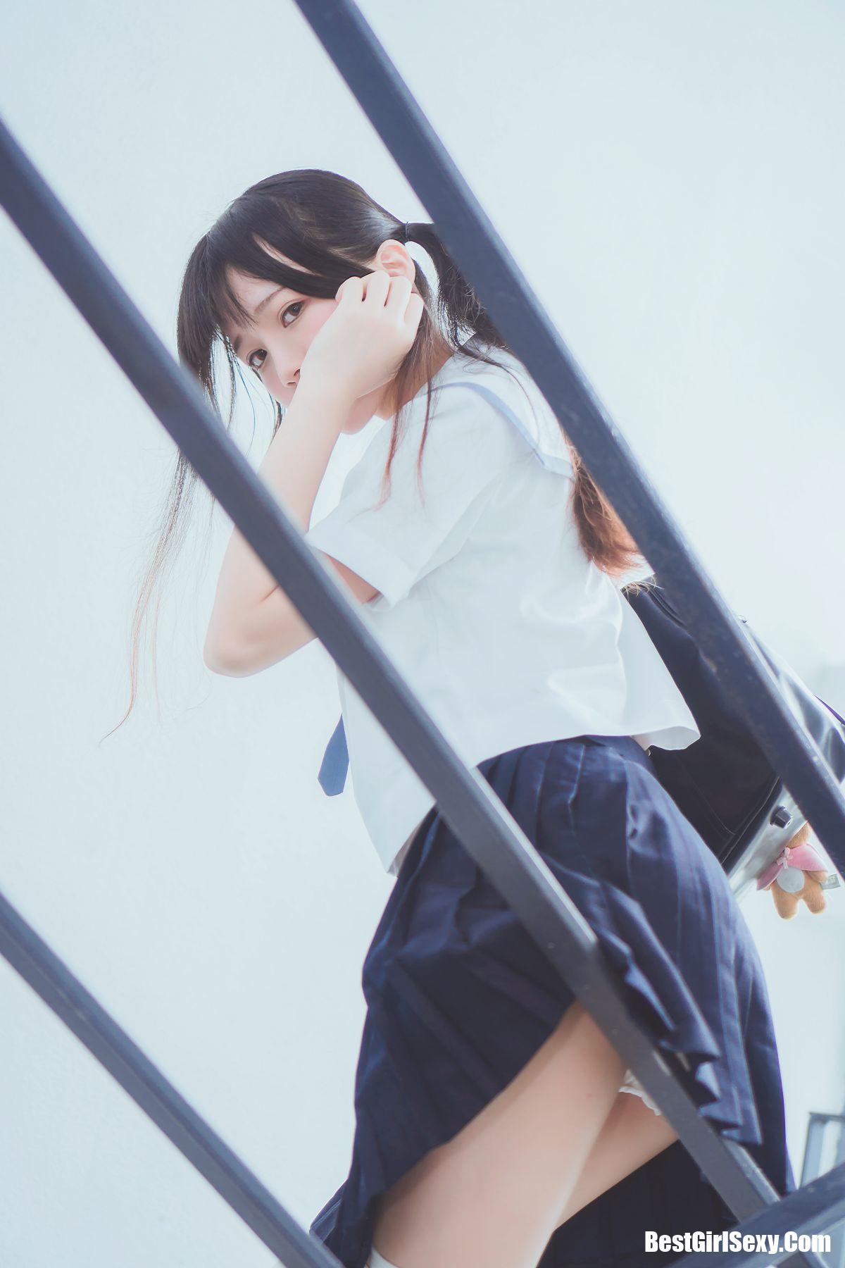 Coser@桜桃喵 Vol.074 蓝白水手服 7