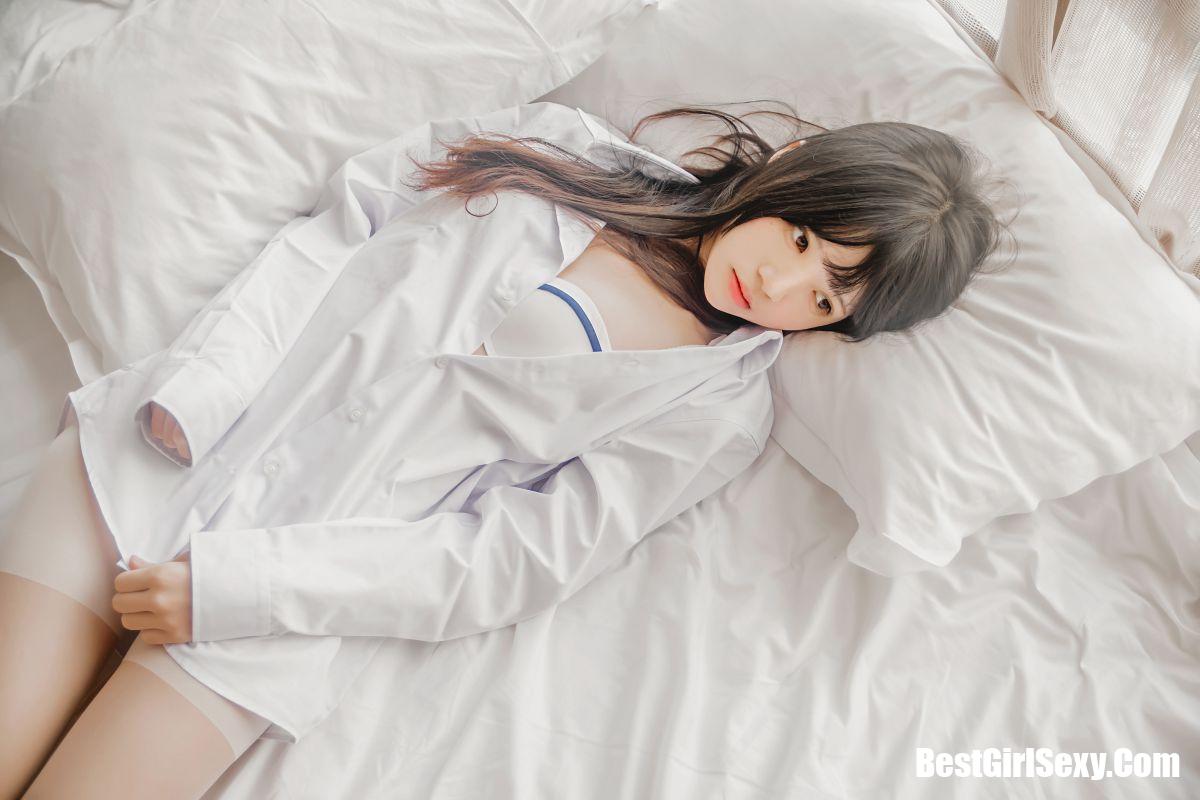 Coser@桜桃喵 Vol.072 白衬衫散发 30