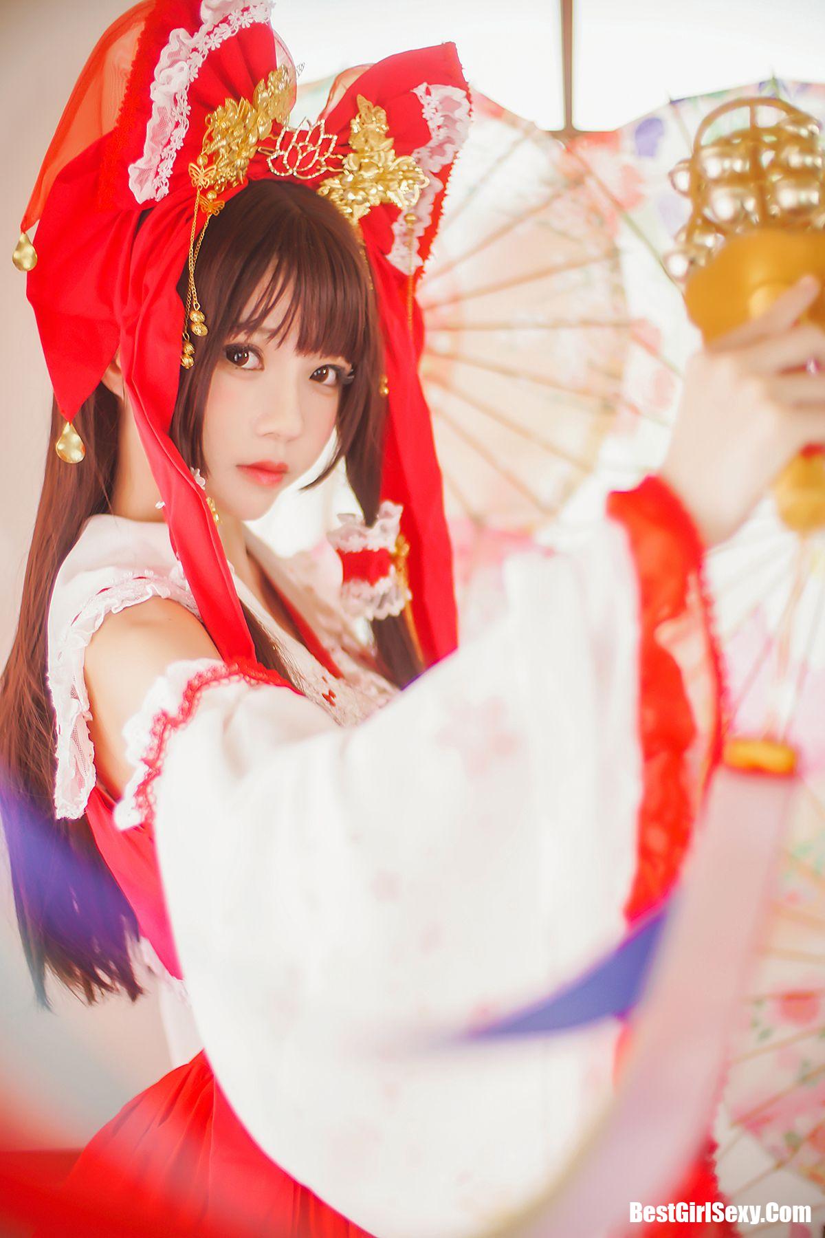 Coser@桜桃喵 Vol.038 灵梦 新年快乐 1