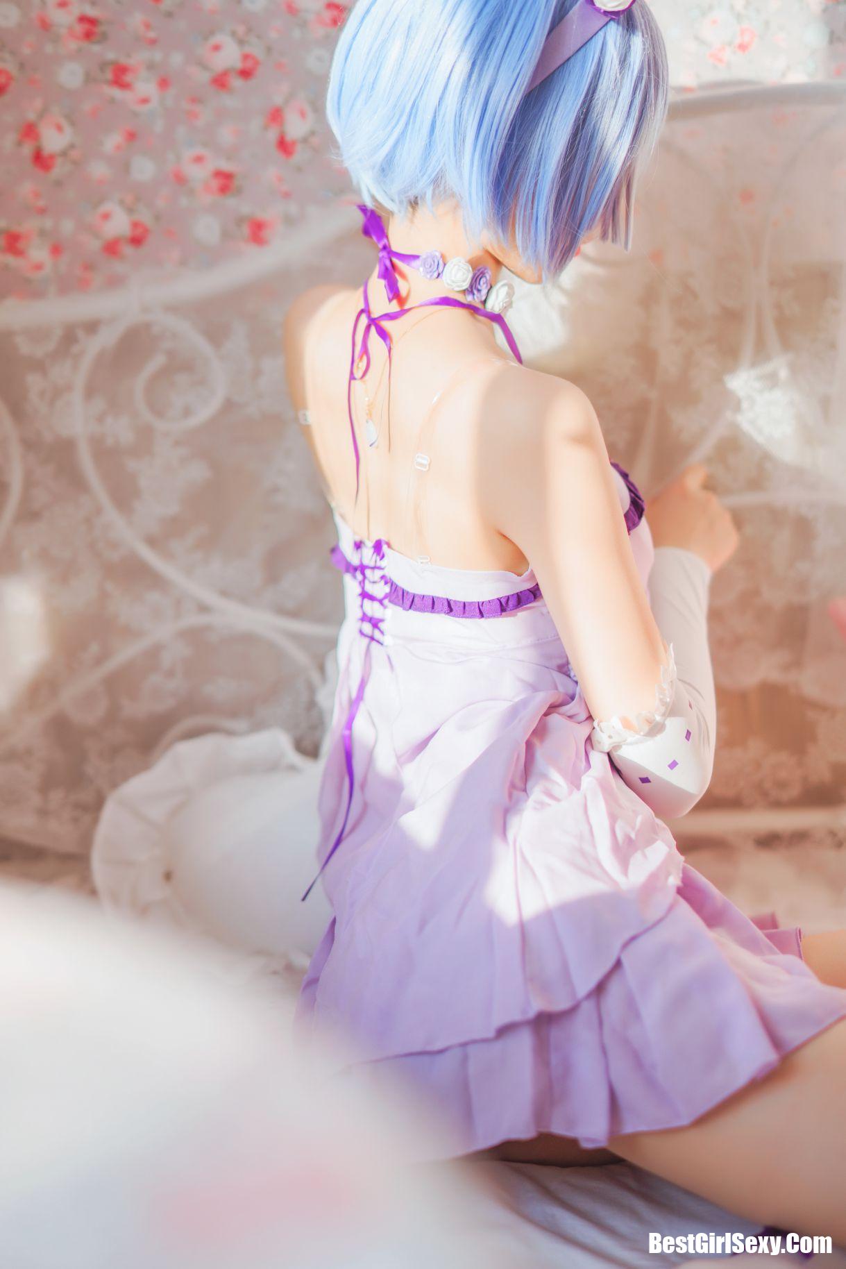 Coser@桜桃喵 Vol.037 蕾姆小睡裙 10