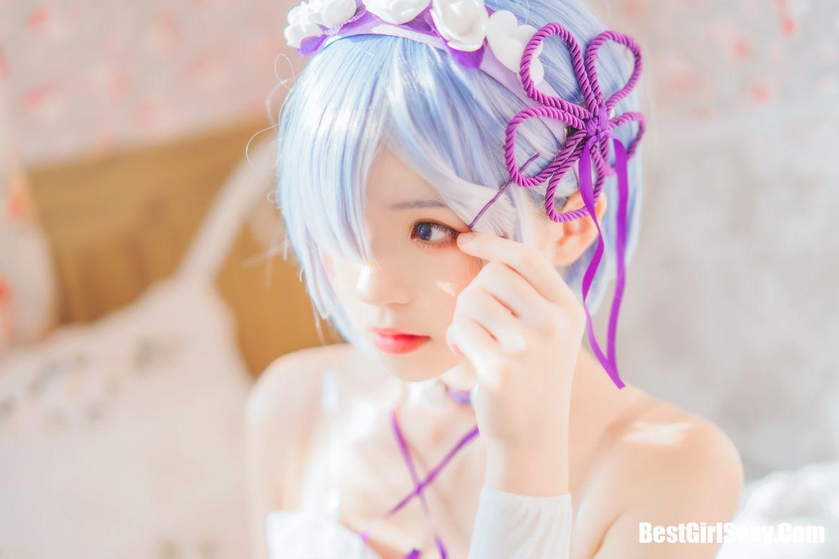 Coser@桜桃喵 Vol.037 蕾姆小睡裙 40