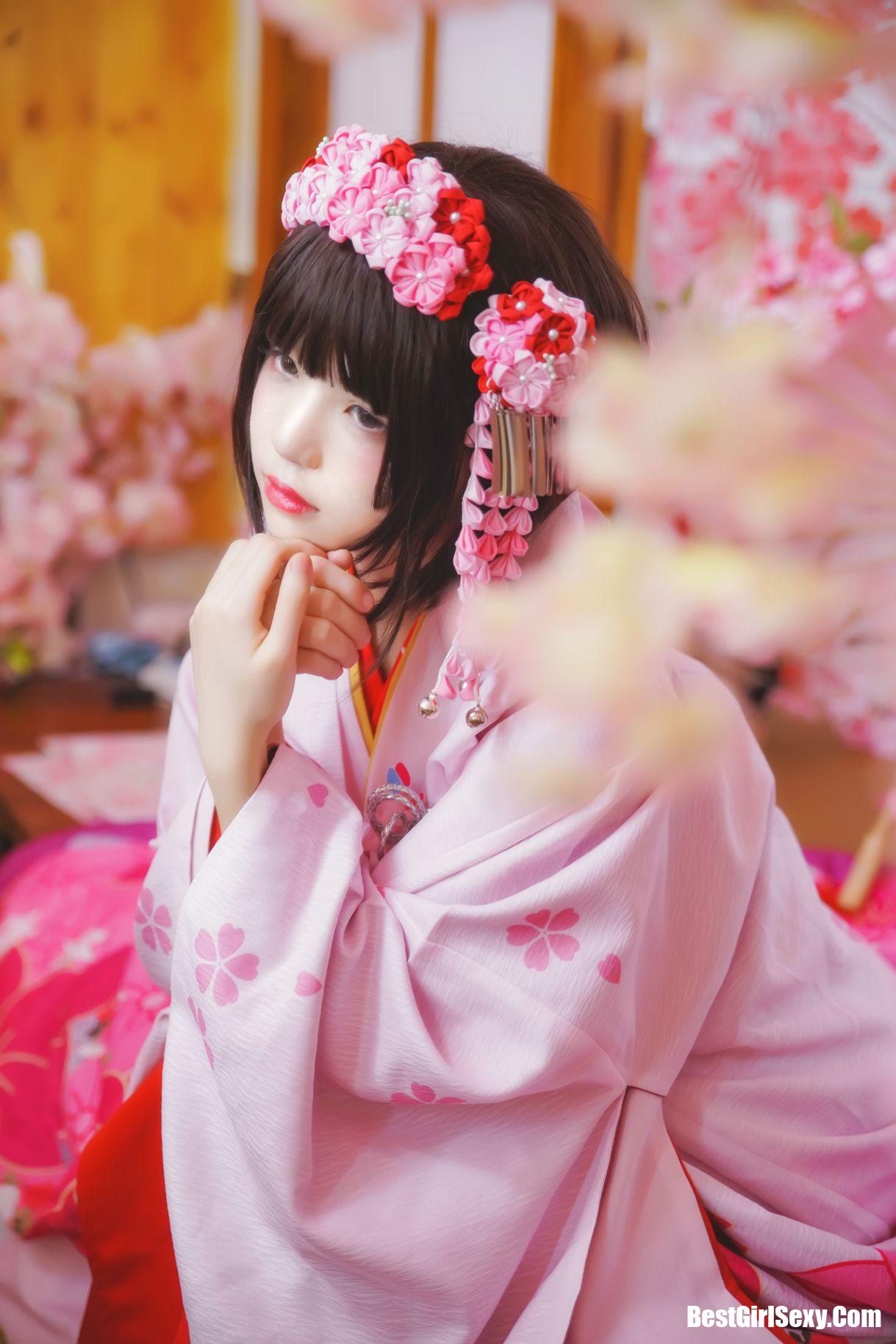 Coser@桜桃喵 Vol.032 加藤惠 和服 8