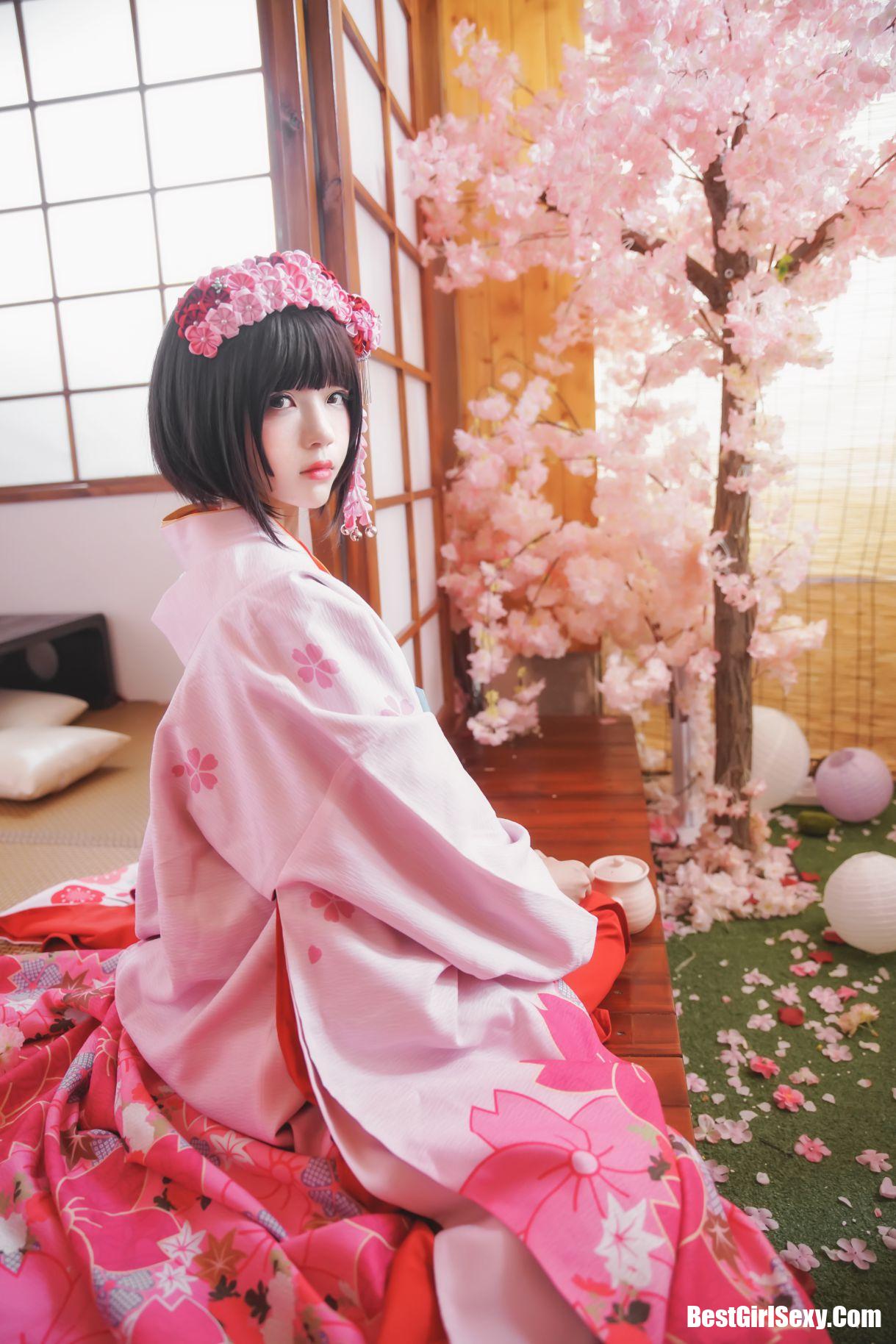 Coser@桜桃喵 Vol.032 加藤惠 和服 9