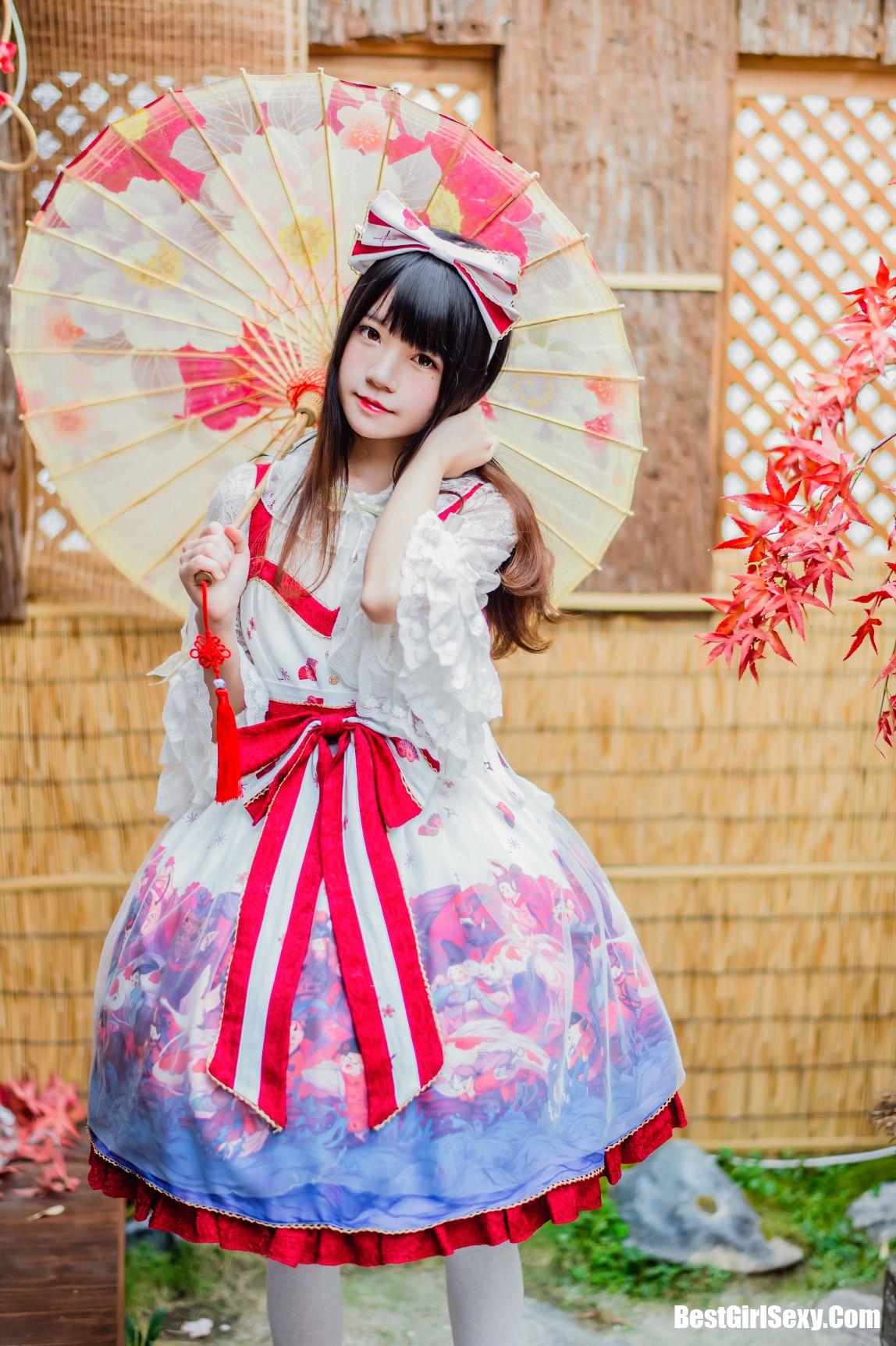 Coser@桜桃喵 Vol.020 和风lolita 18