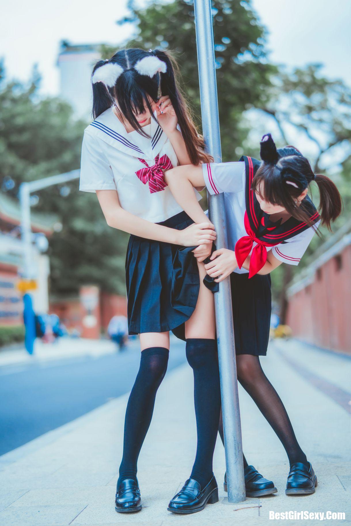 Coser@桜桃喵 Vol.003 JK百合2 13