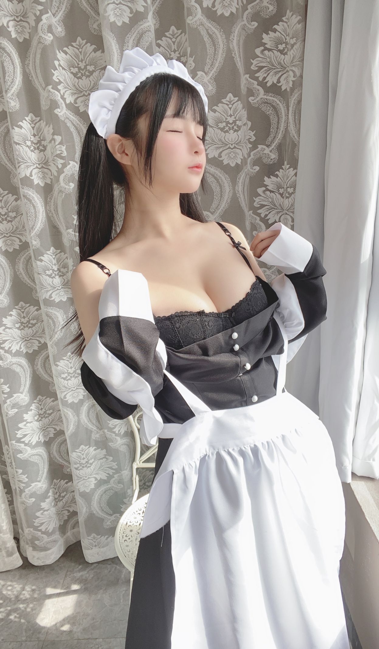 Coser@桜井宁宁 Vol.030 双马尾黑丝女仆 30