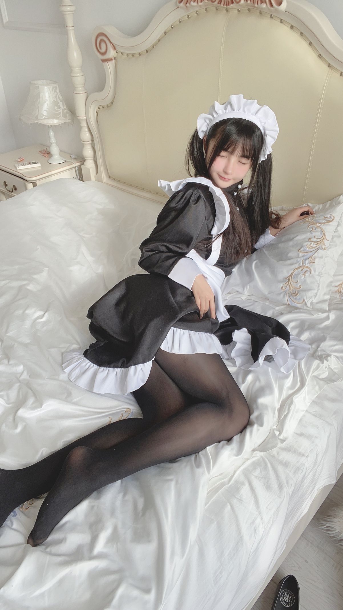 Coser@桜井宁宁 Vol.030 双马尾黑丝女仆 56