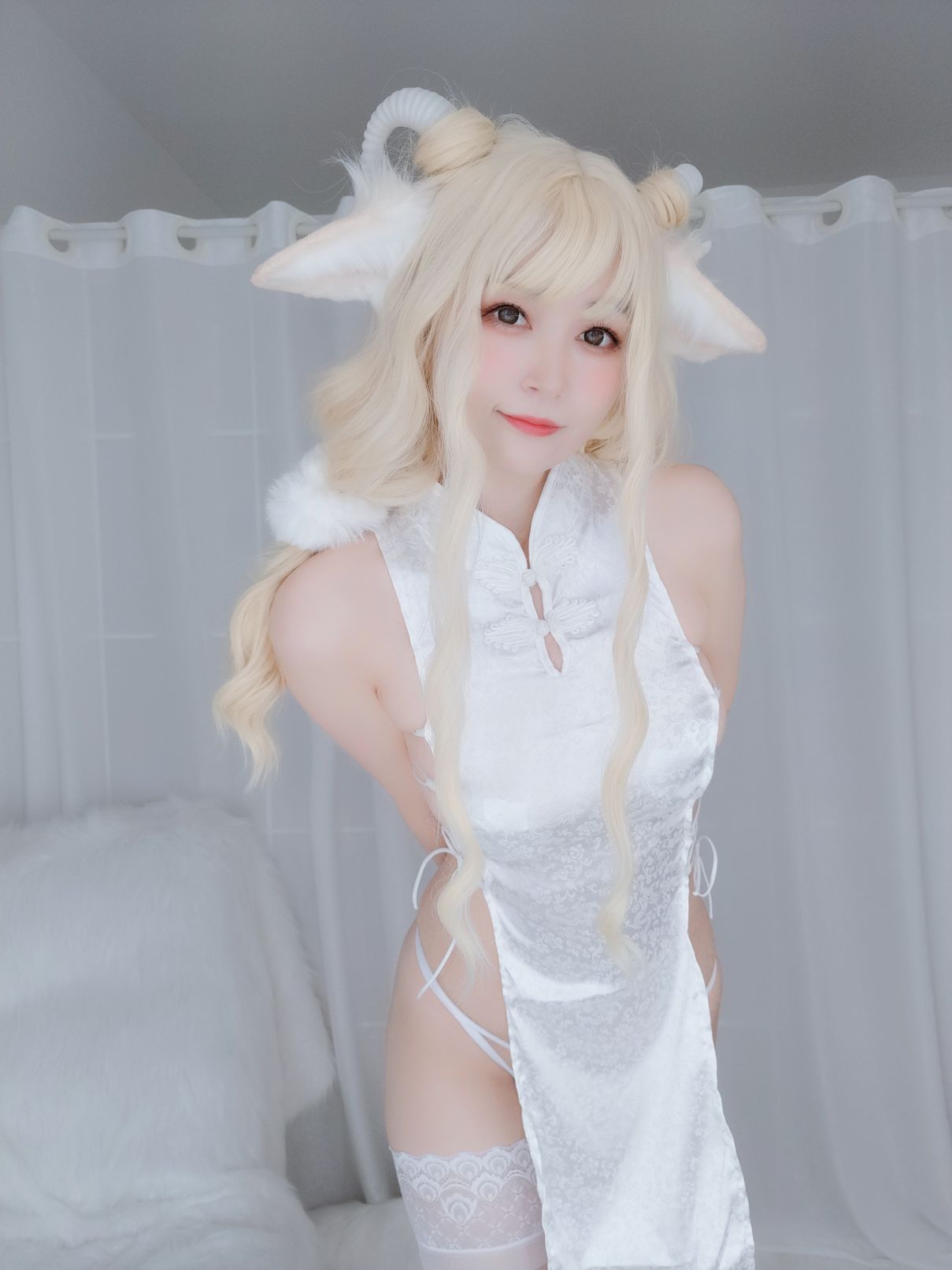 Coser@白银81 白旗袍 14