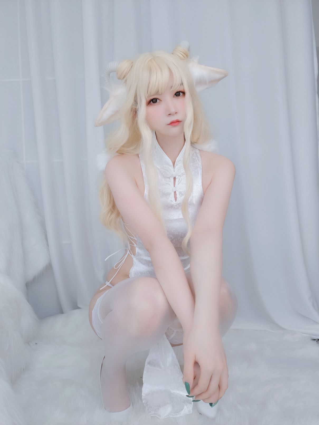 Coser@白银81 白旗袍 20