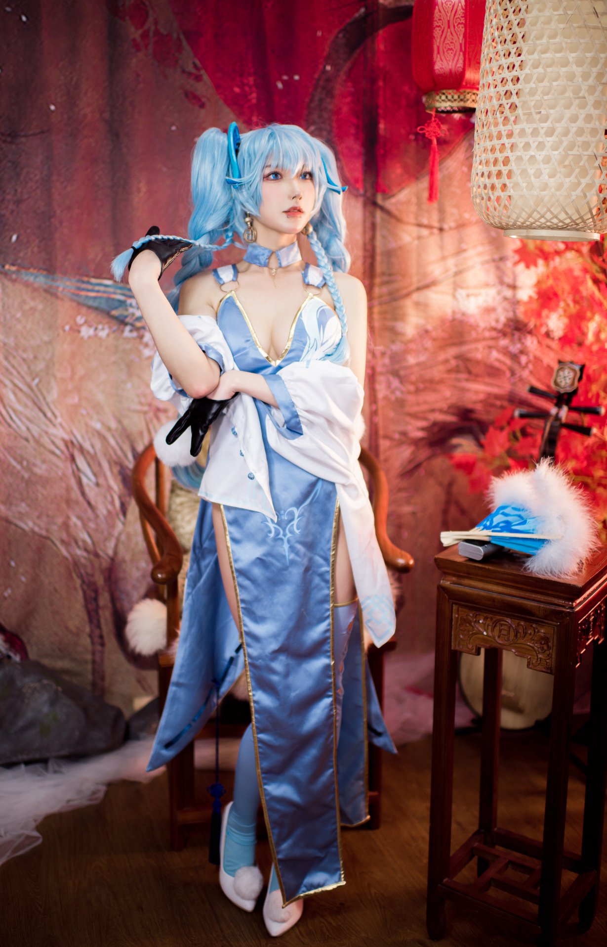 Coser@阿包也是兔娘 Vol.011 少女前线 PA15翠雀媚 0012