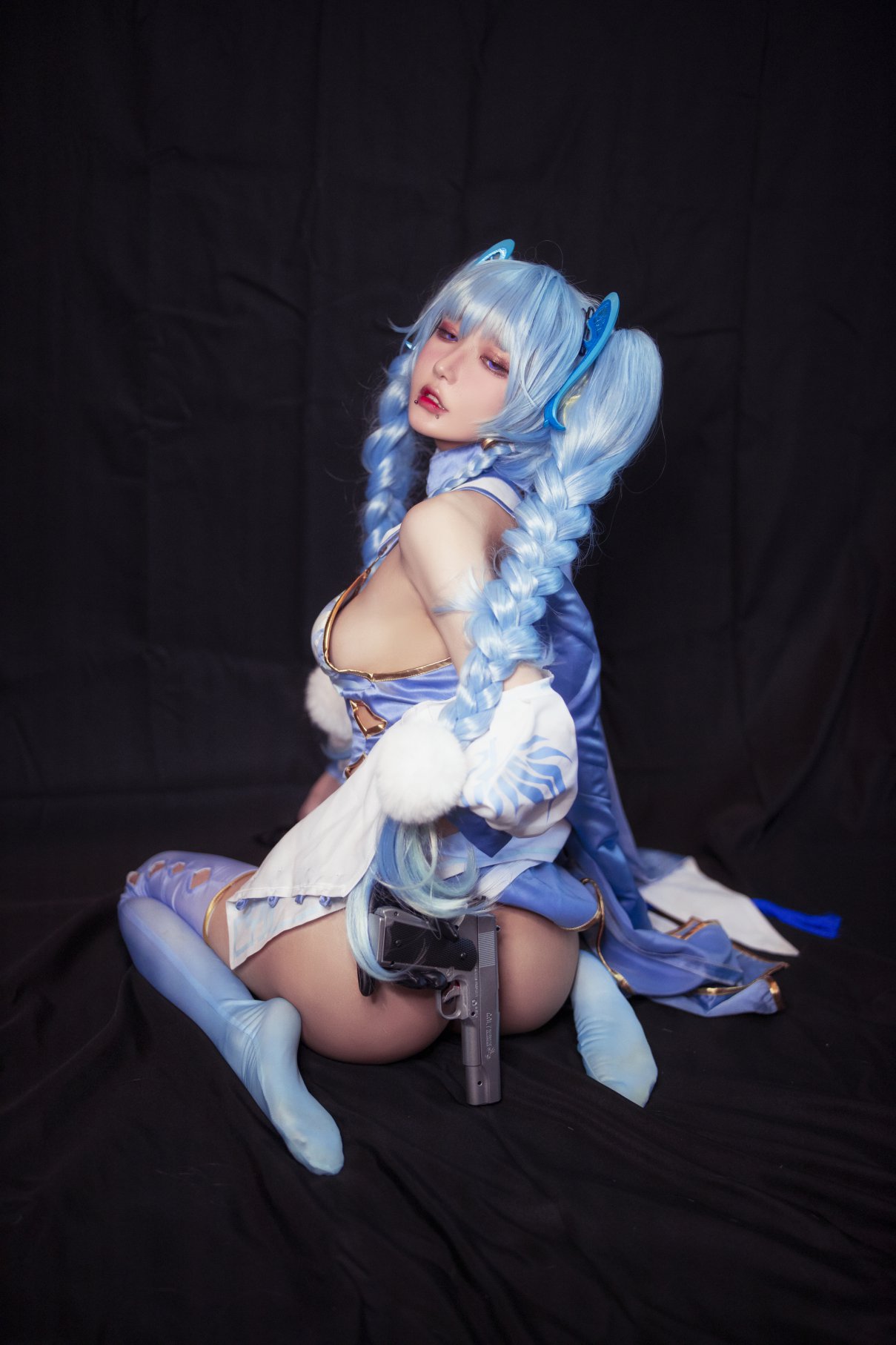 Coser@阿包也是兔娘 Vol.011 少女前线 PA15翠雀媚 0015