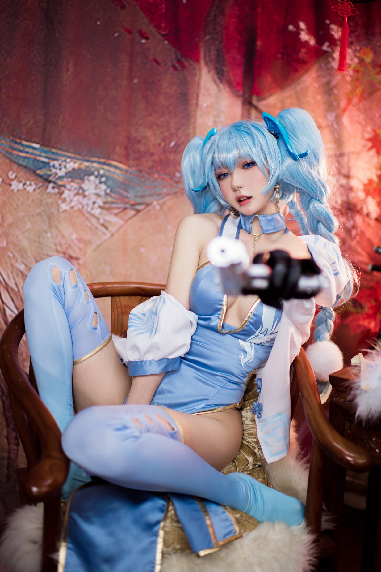 Coser@阿包也是兔娘 Vol.011 少女前线 PA15翠雀媚 0025