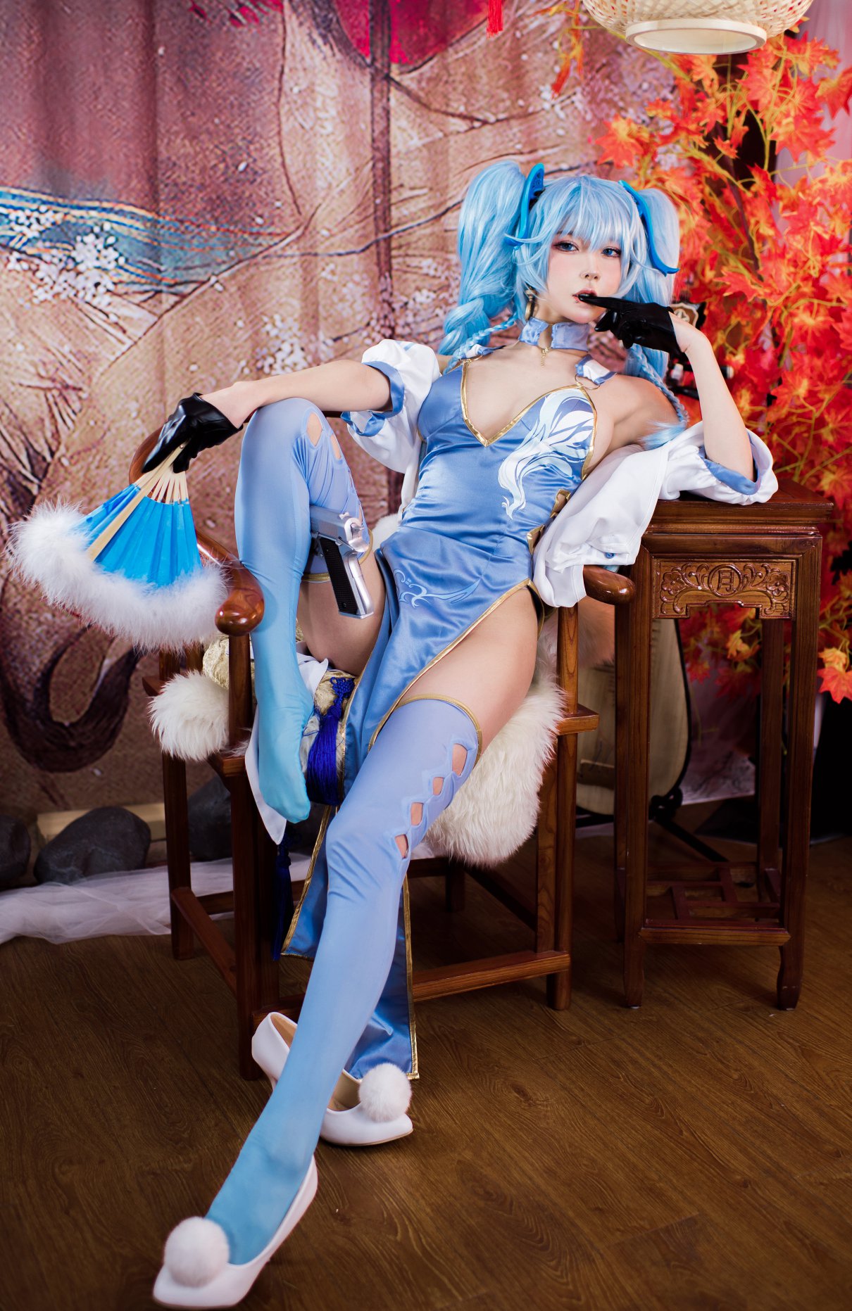 Coser@阿包也是兔娘 Vol.011 少女前线 PA15翠雀媚 0026