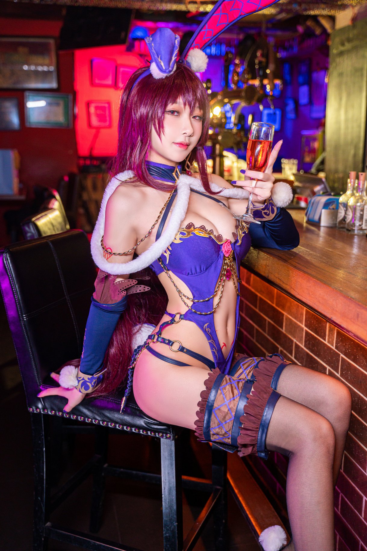 Coser@阿包也是兔娘 Vol.010 斯卡哈兔女郎 0016