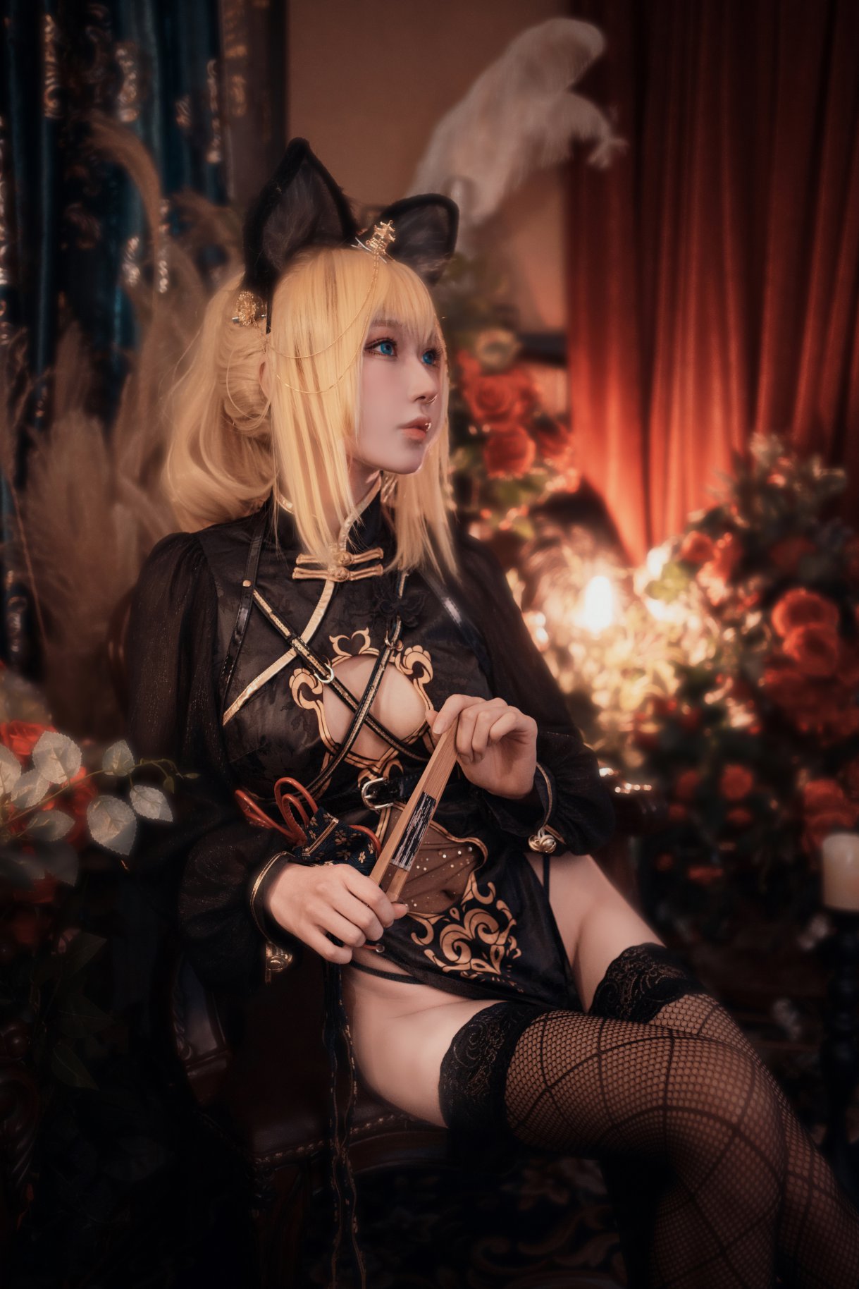 Coser@阿包也是兔娘 Vol.009 只鼠于你旗袍 0009