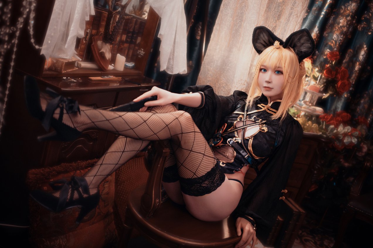 Coser@阿包也是兔娘 Vol.009 只鼠于你旗袍 0015