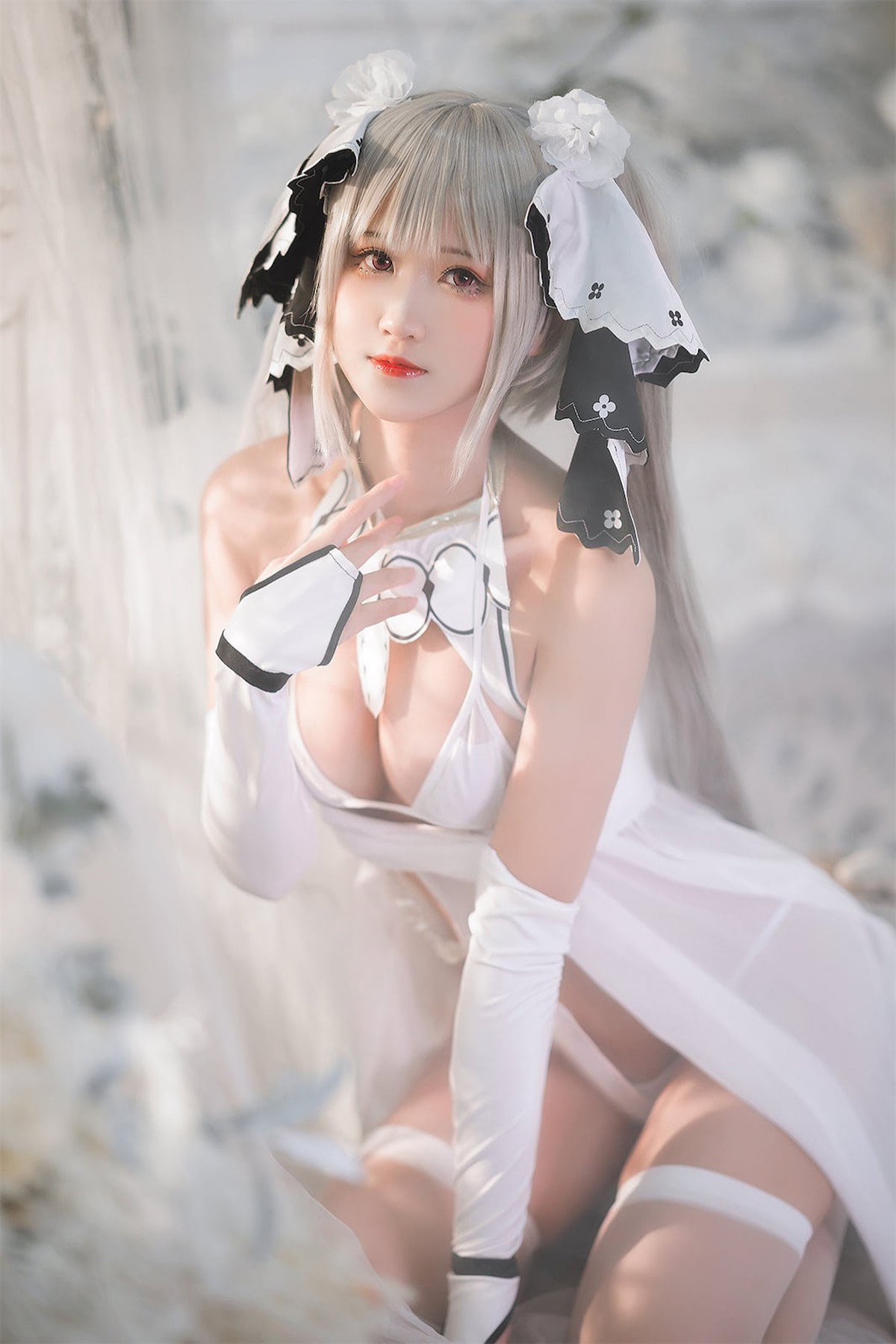 Coser@三度_69 Vol.053 可畏白纱